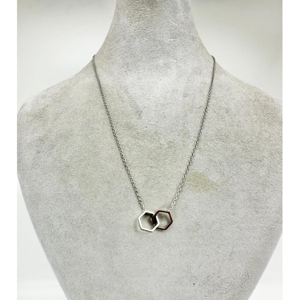 Gümüş Yüzük Detaylı Kolye